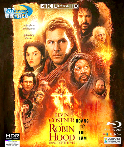 4KUHD-855. Robin Hood Prince Of Thieves - Hoàng Tử Lục Lâm 4K66G (DOLBY VISION - DTS-HD MA 5.1) USA